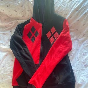 Harley Quinn/Joker Reversible Cosplay Hoodie
